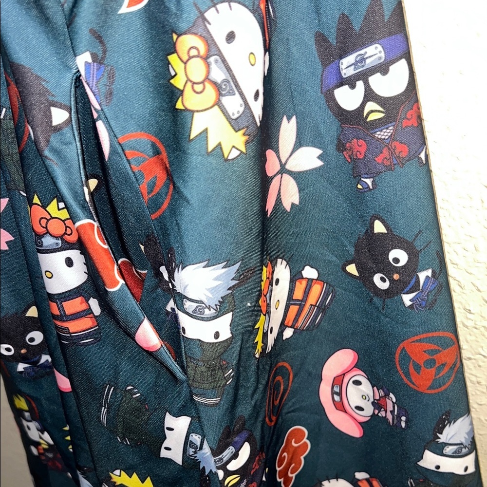 Playful Character Print Skirt with Suspenders - Picture 4 of 6